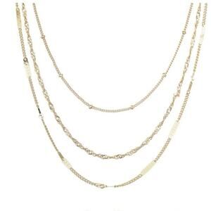 3-Chain Necklace Set